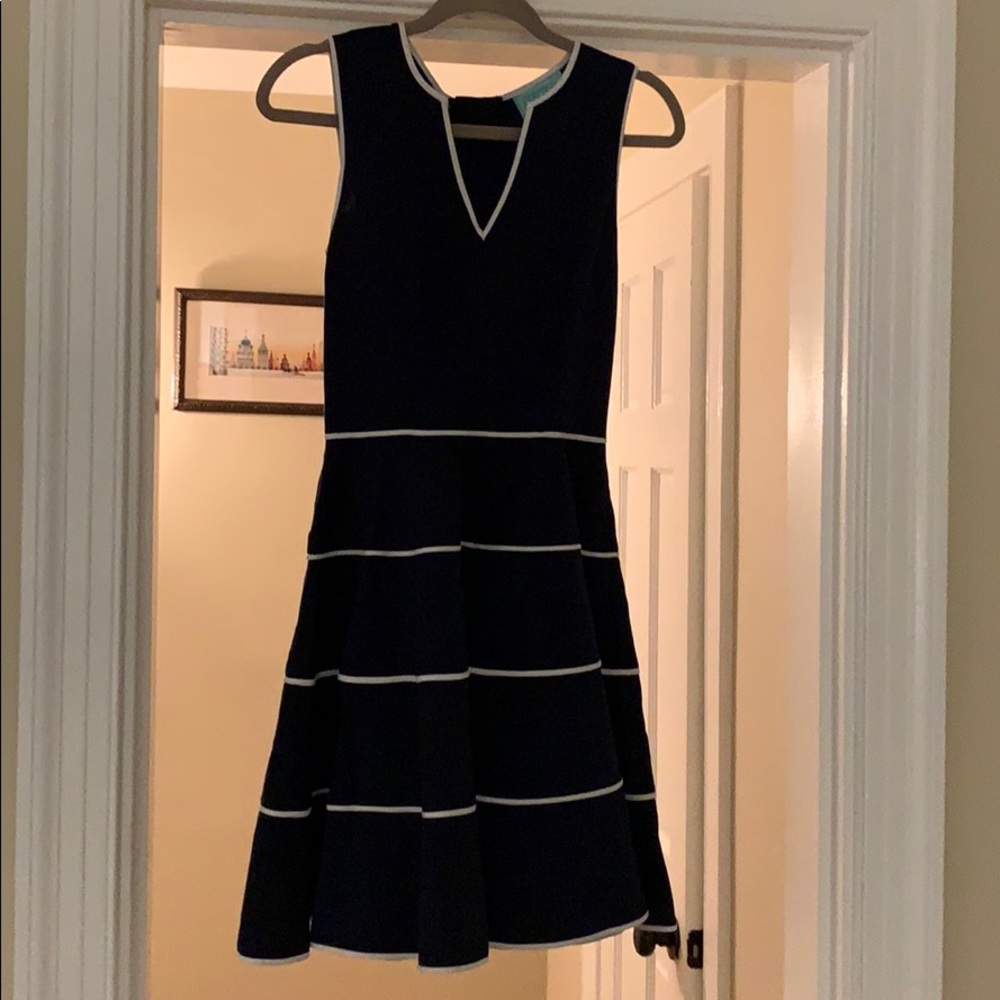 Navy and white Sale to Sable dress